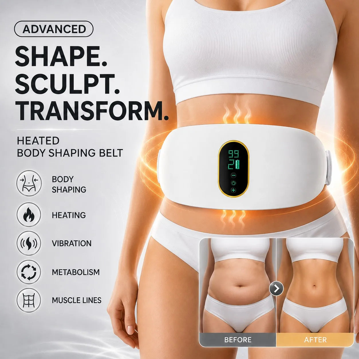 WaistForm Heat & Tone Belt